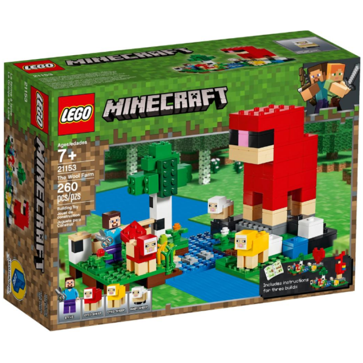 Lego 21153 Minecraft The Wool Farm DENTED BOX