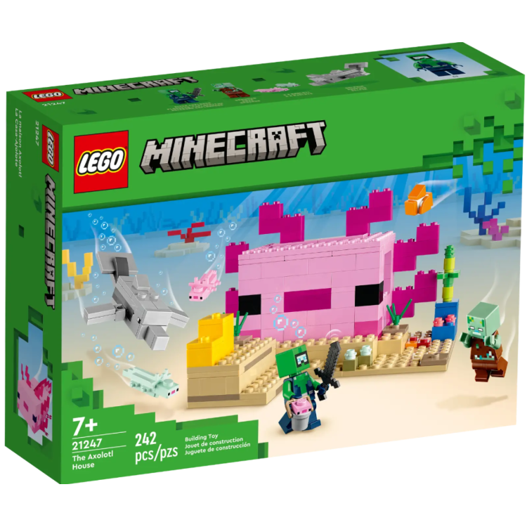 Lego 21247 Minecraft The Axolotl House