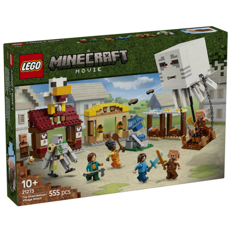 Lego 21273 A Minecraft Movie The Ghast Balloon Village Attack