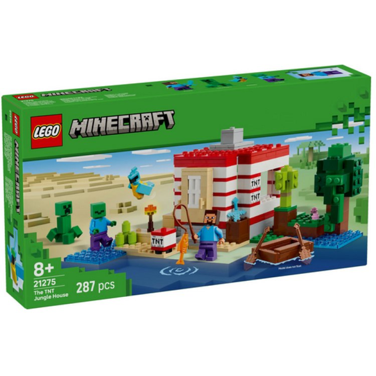 Lego 21275 Minecraft The TNT Jungle House