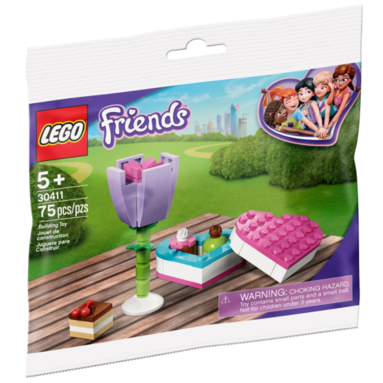 Lego 30411 Friends Chocolate Box & Flower Polybag