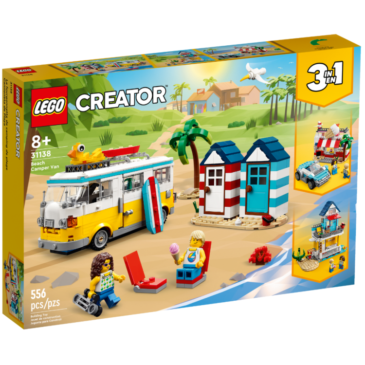 Lego 31138 Creator Beach Camper Van EXCLUSIVE TO US!