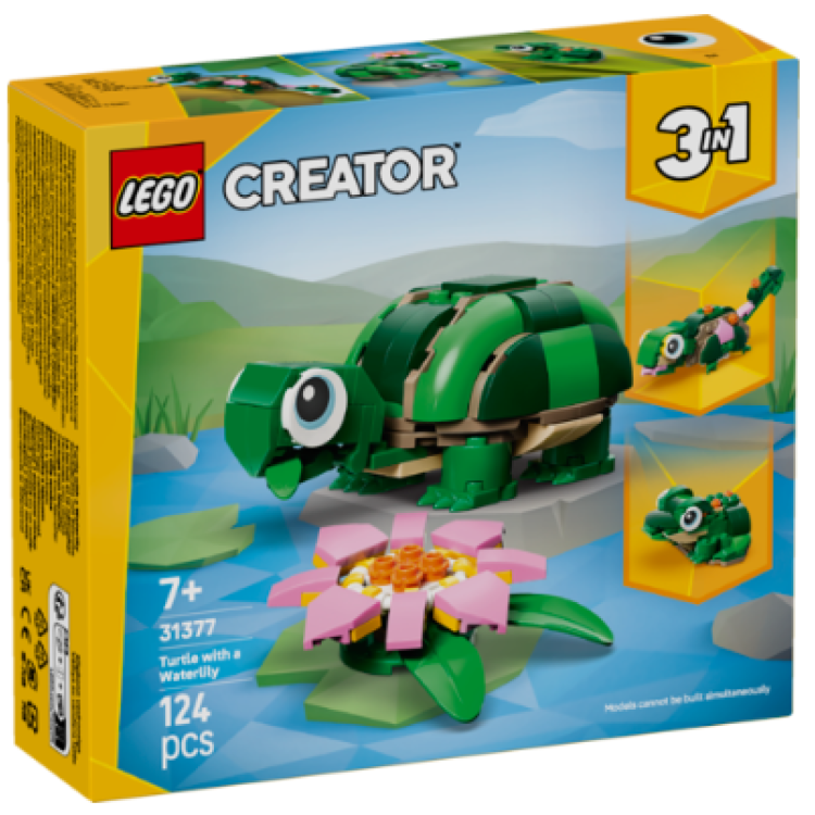 Lego 31377 Creator Turtle With a Water Lily Flower