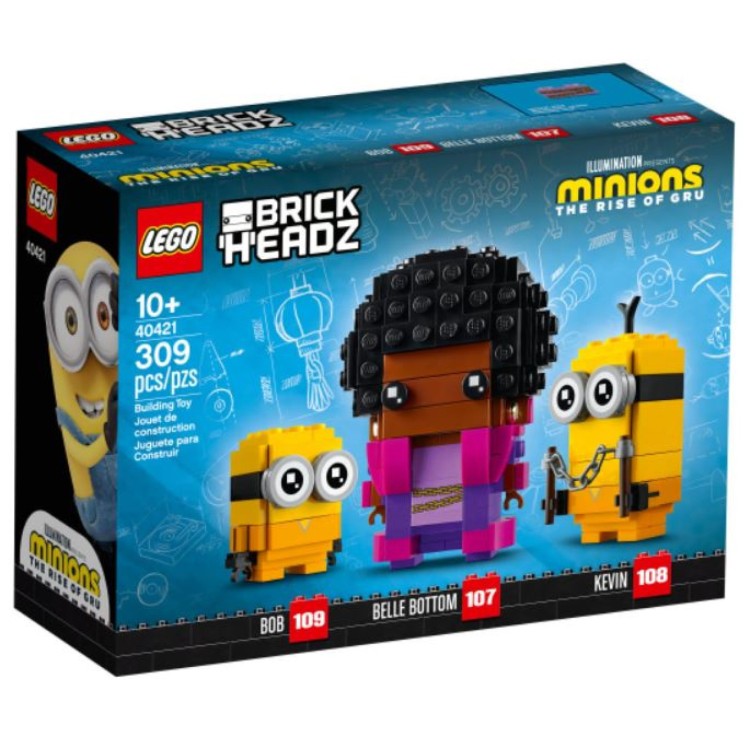 Lego 40421 Brickheadz Minions Bob, Belle Bottom & Kevin