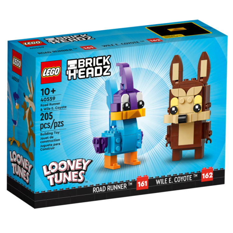Lego 40559 Brickheadz Looney Tunes Road Runner & Wile E. Coyote