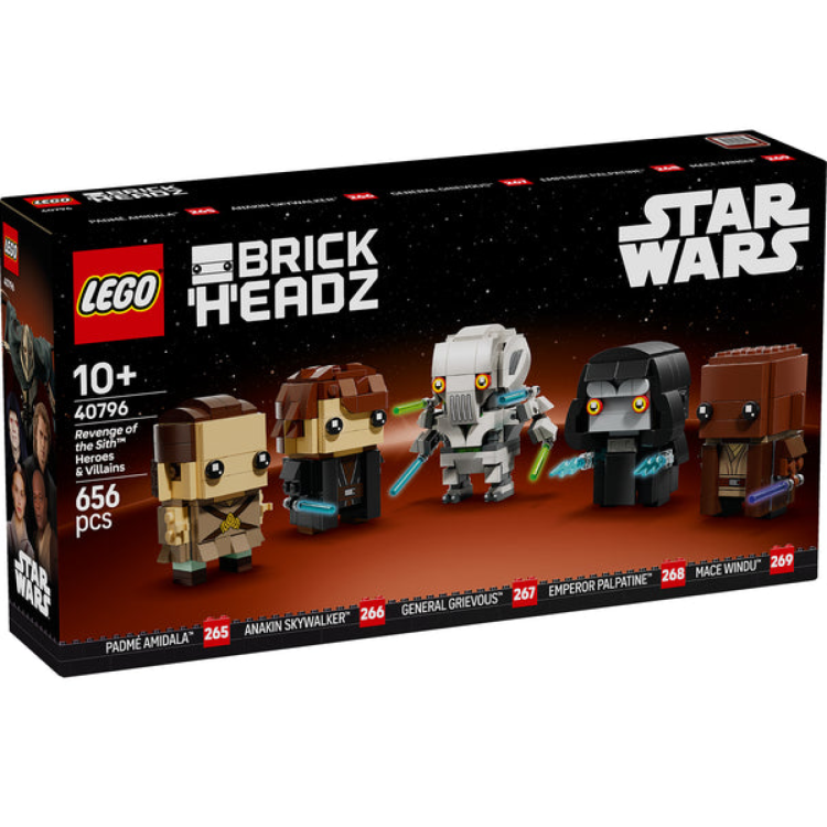 Lego 40796 Star Wars Brickheadz Revenge Of The Sith Heroes & Villains