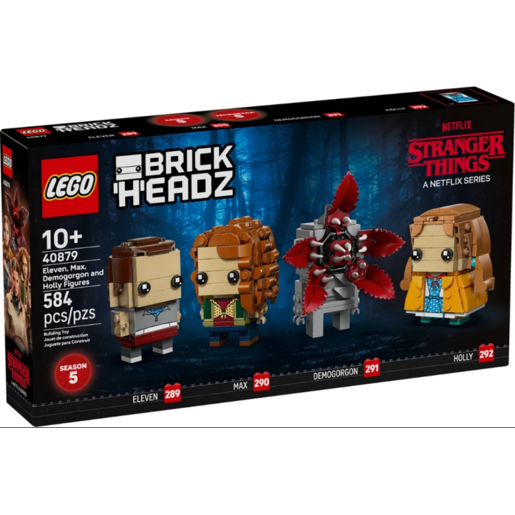 Lego 40801 Brickheadz Stranger Things Eleven, Max, Demogorgan and Holly Figures