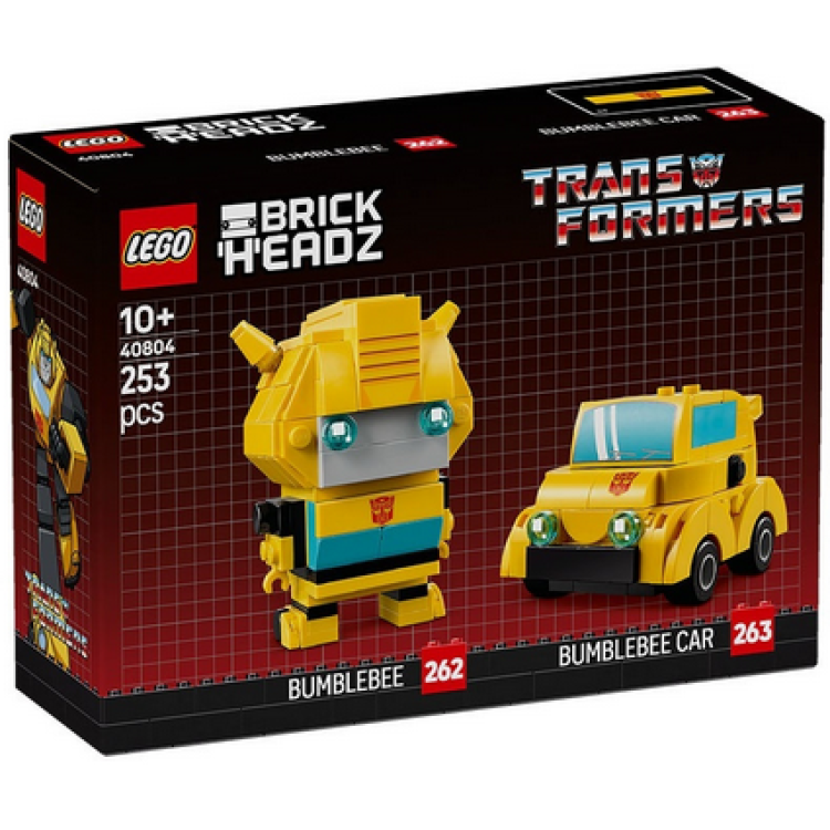 Lego 40804 Brickheadz Transformers Bumblebee Robot & Vehicle