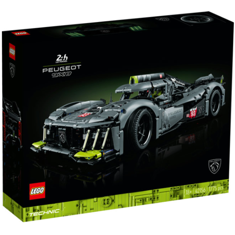 Lego 42156 Technic Peugeot 9X8 24H Le Mans Hybrid Hypercar