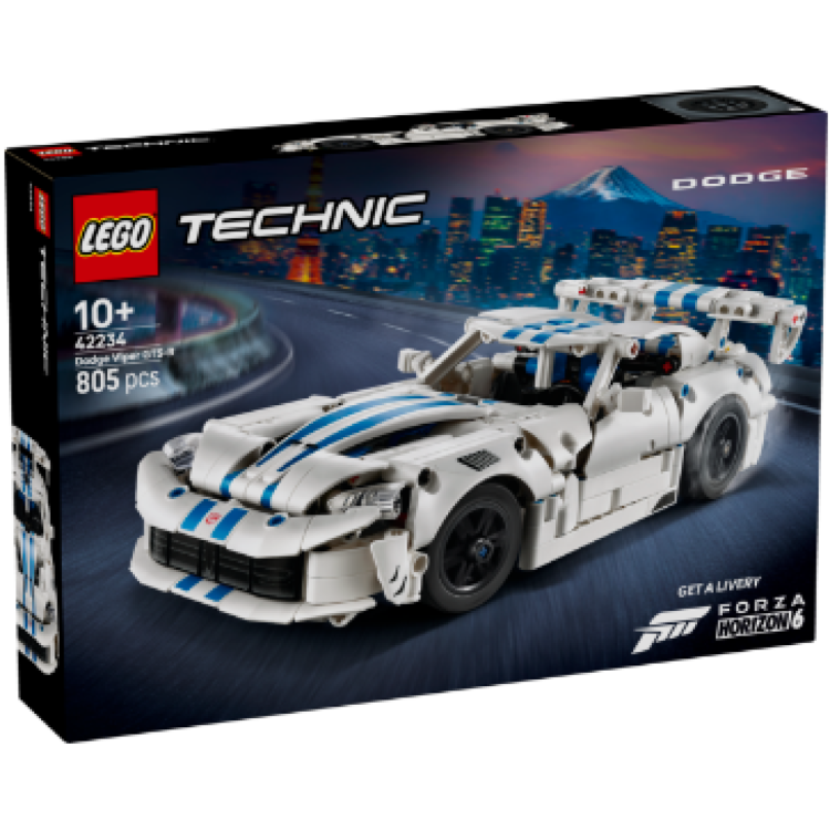 Lego 42234 Technic Dodge Viper GTS-R Sports Car 