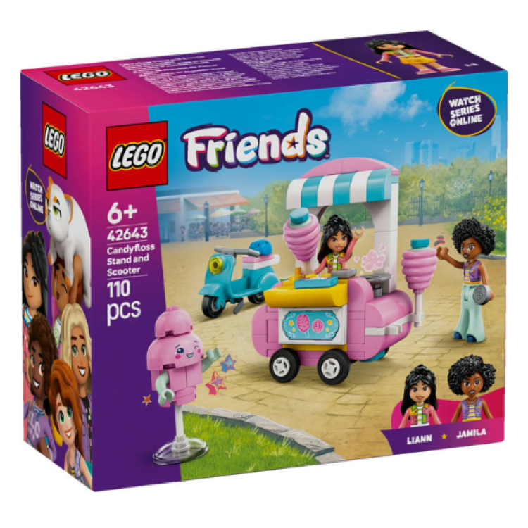 Lego 42643 Friends Cotton Candy Stand and Scooter