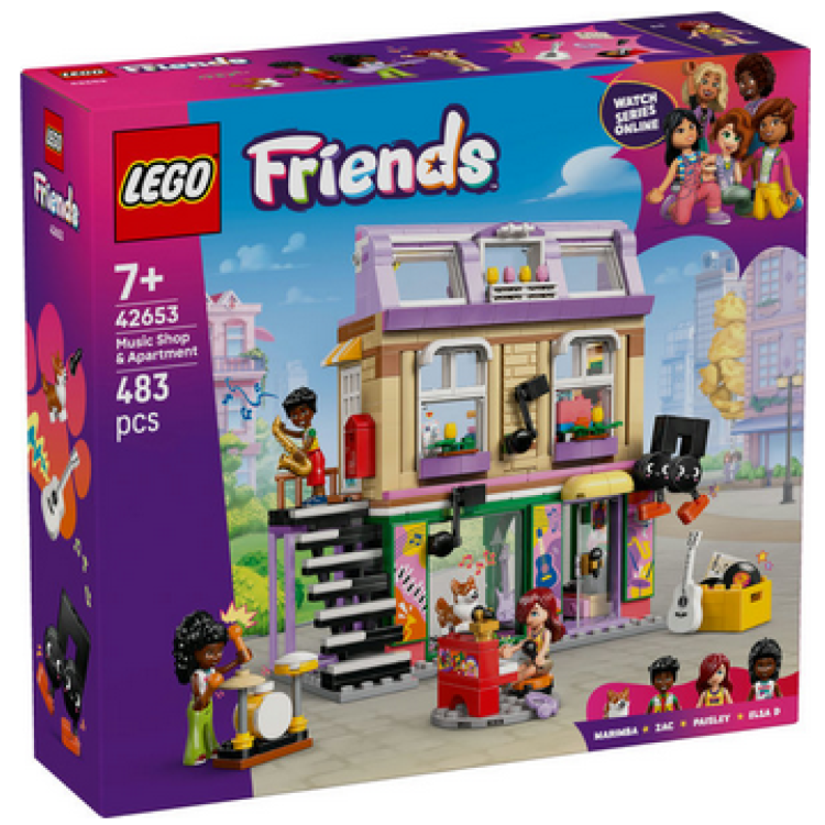 Lego 42653 Friends Music Store & Apartment 