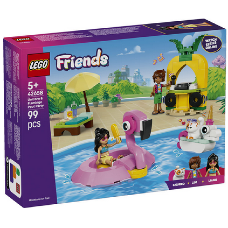 Lego 42658 Friends Unicorn & Flamingo Pool Party