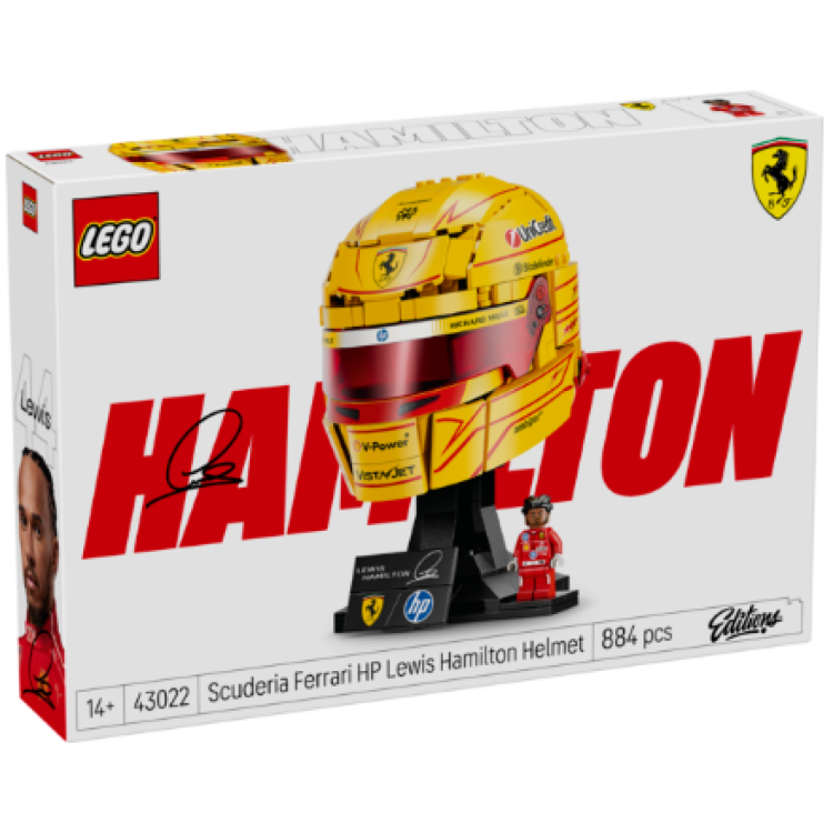 Lego 43022 Editions Scuderia Ferrari HP Lewis Hamilton Helmet 