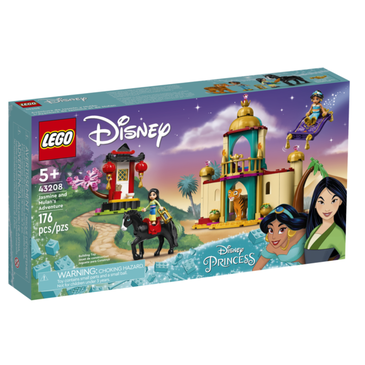 Lego 43208 Disney Princess Jasmine And Mulan's Adventure 