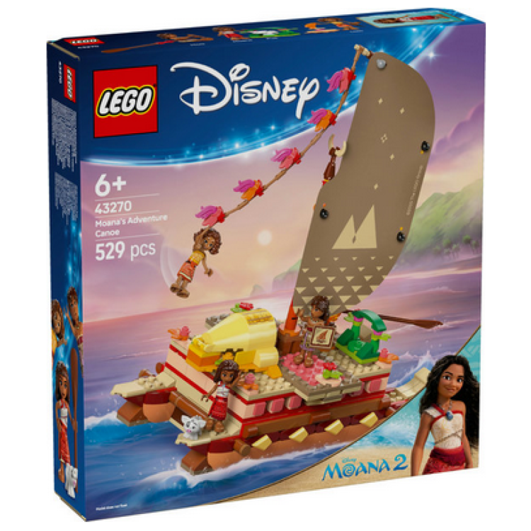 Lego 43270 Disney Moana 2 Moana's Adventure Canoe