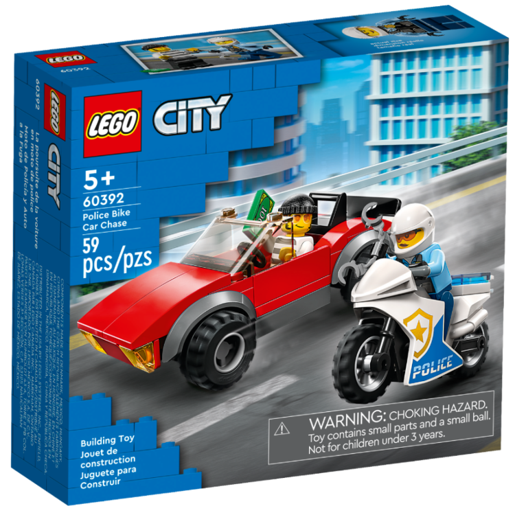 Lego 60392 City Police Bike Car Chase