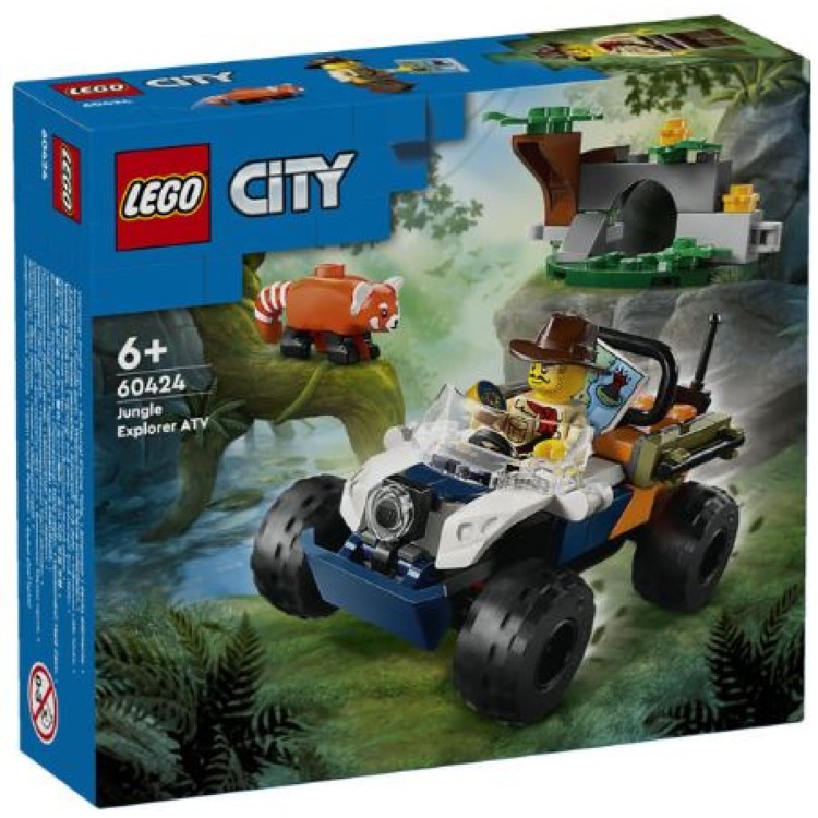 Lego 60424 City Jungle Explorer ATV Red Pandas