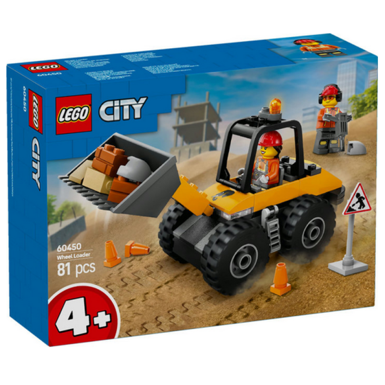 Lego 60450 City Yellow Construction Wheel Loader
