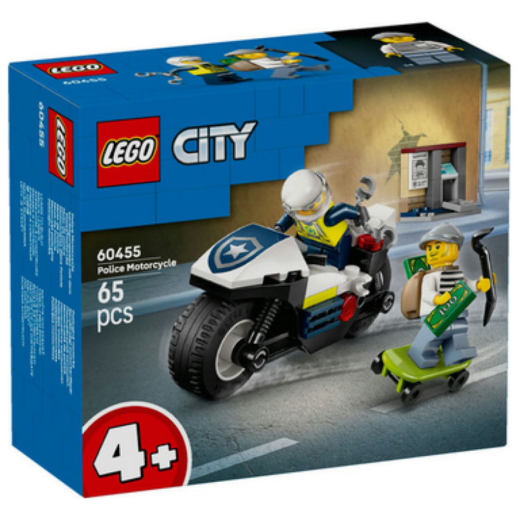 Lego 60455 City Police Motorcycle Chase