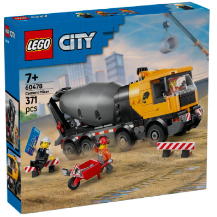 Lego 60478 City Cement Mixer