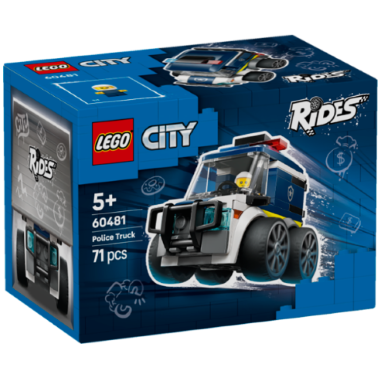 Lego 60481 City Rides - Police Truck