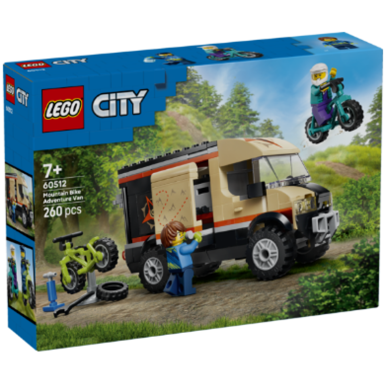 Lego 60512 City Mountain Bike Adventure Van