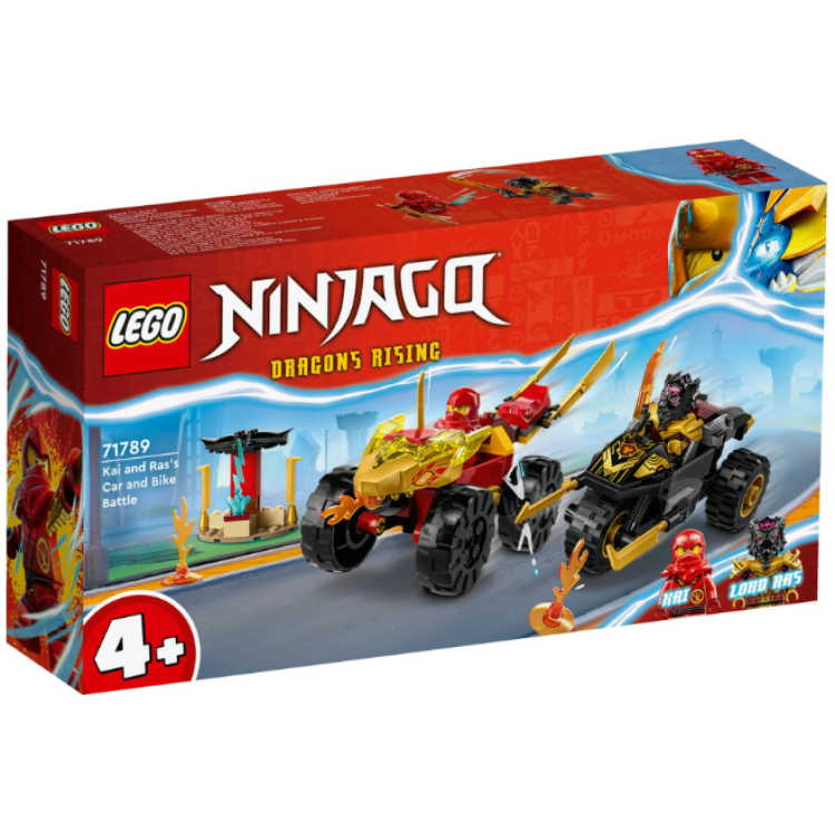 Lego 71789 Ninjago Kai and Ras's Car and Bike Battle
