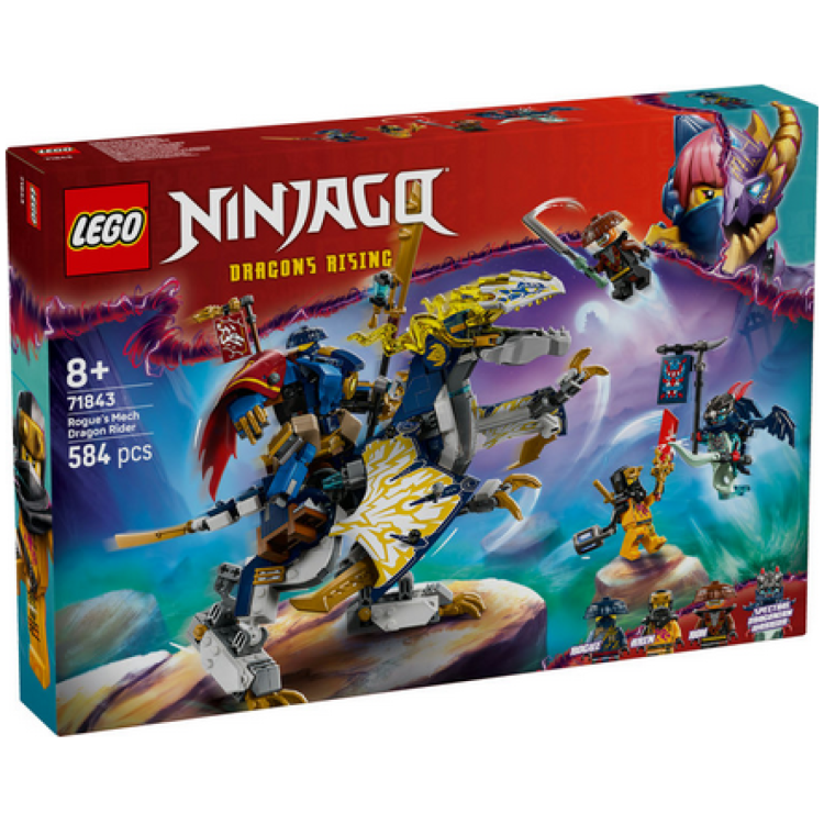 Lego 71843 Ninjago Rogue's Mech Dragon Rider released 1st June 2025