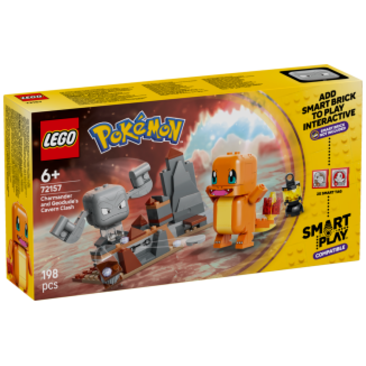 Lego 72157 Pokémon Charmander and Geodude's Cavern Clash