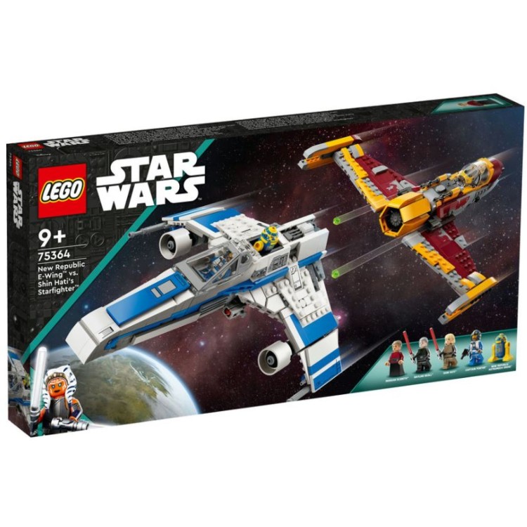 Lego 75364 Star Wars New Republic E-Wing vs. Shin Hati's Starfighter