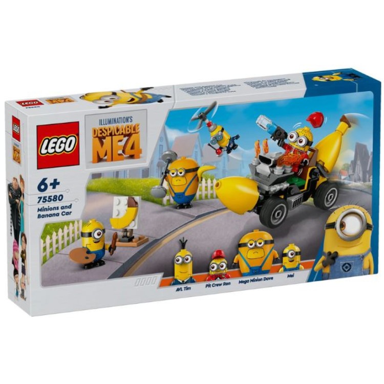 Lego 75580 Despicable Me 4 Minions and Banana Car