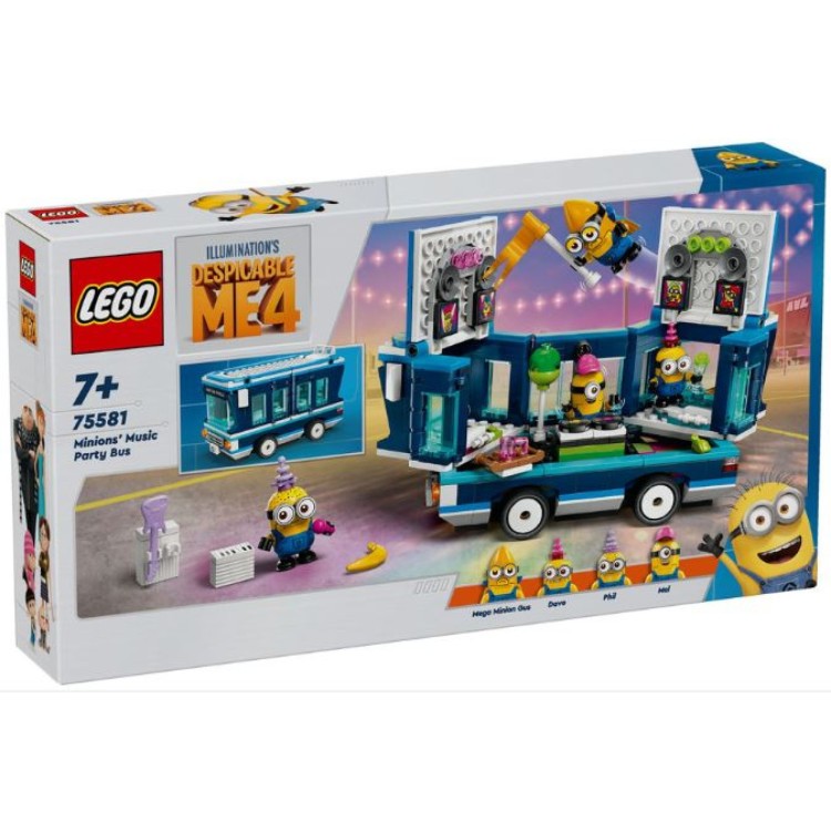 Lego 75581 Despicable Me 4 Minions' Music Party Bus