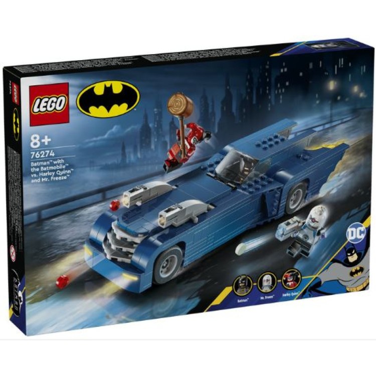 Lego 76274 DC Batman With The Batmobile Vs Harley Quinn and Mr Freeze