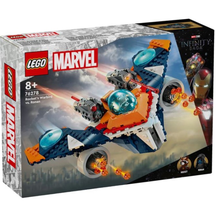 Lego 76278 Marvel Infinity Saga Rocket Racoon's Warbird Vs Ronan