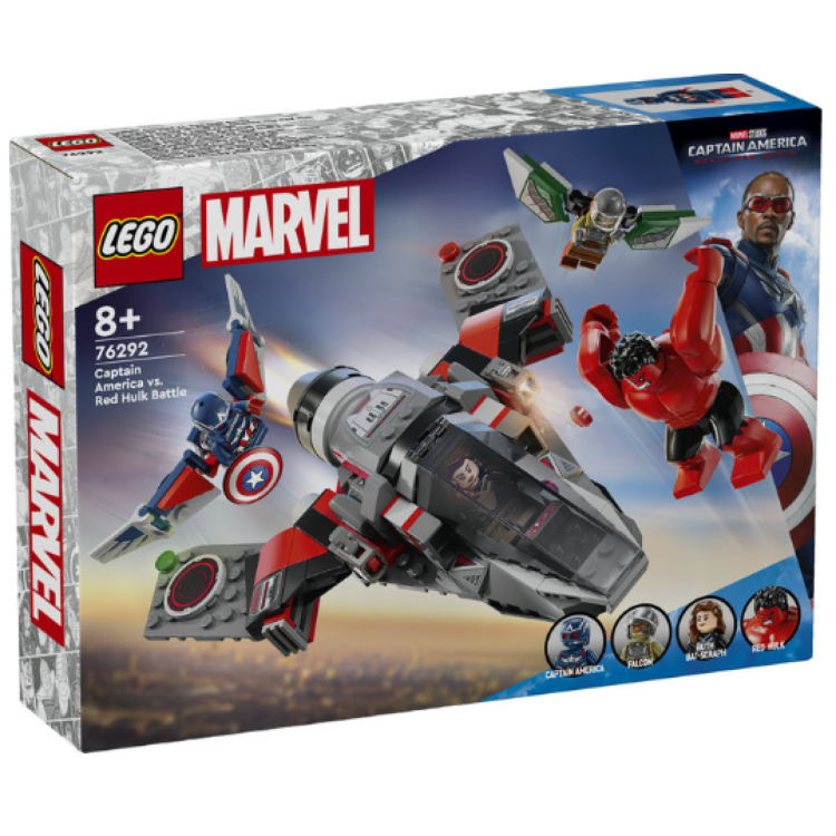 Lego 76292 Marvel Captain America Brave New World Captain America vs. Red Hulk