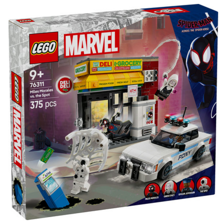 Lego 76311 Marvel Spider-Man Across The Spider-Verse Miles Morales Vs The Spot