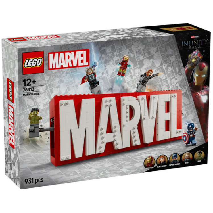 Lego 76313 Marvel Logo & Minifigures