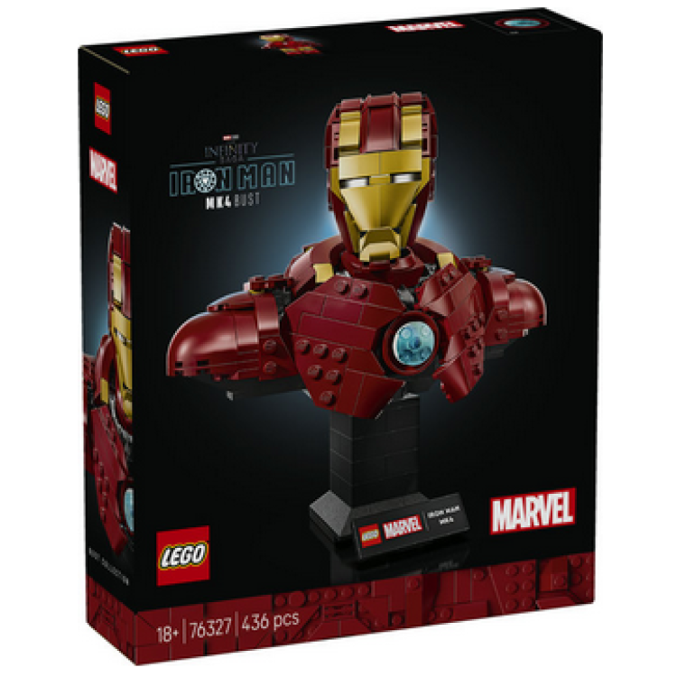 Lego 76327 Marvel Iron Man MK4 Bust released 1st June 2025