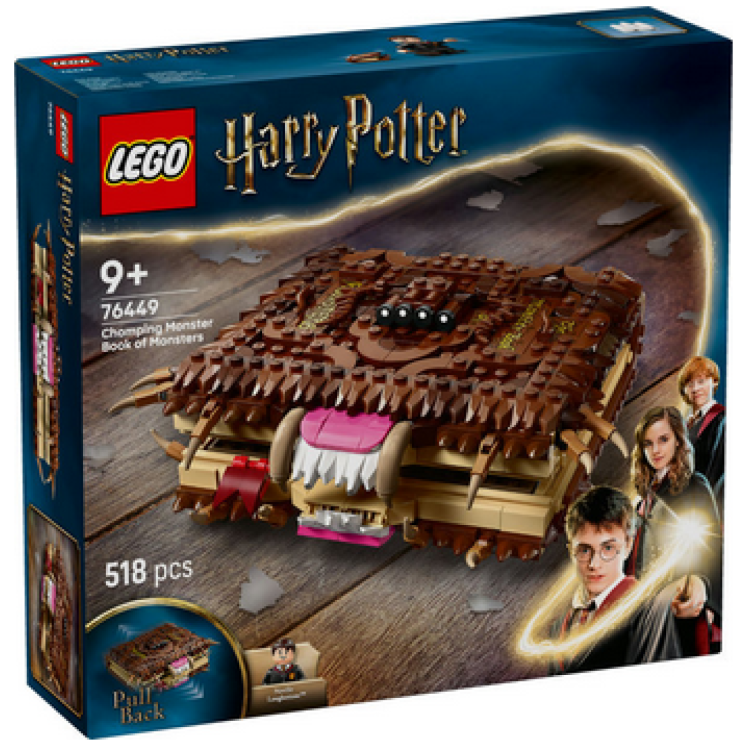 Lego 76449 Harry Potter Chomping Monster Book Of Monsters released 1st June 2025