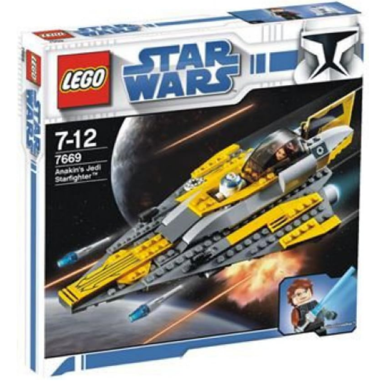 Lego 7669 Star Wars Anakin's Jedi Starfighter (DENTED BOX)