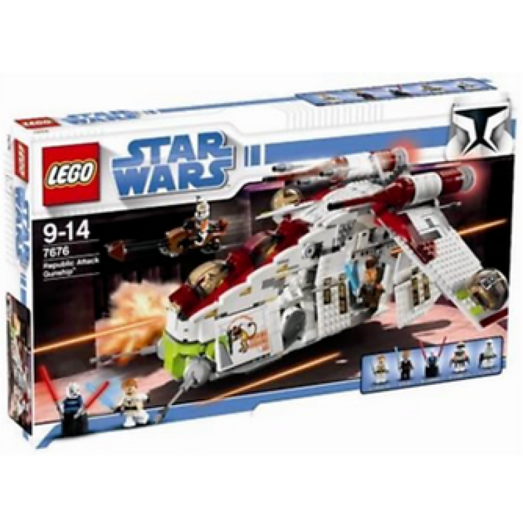 Lego 7676 Star Wars Republic Attack Gunship 2008