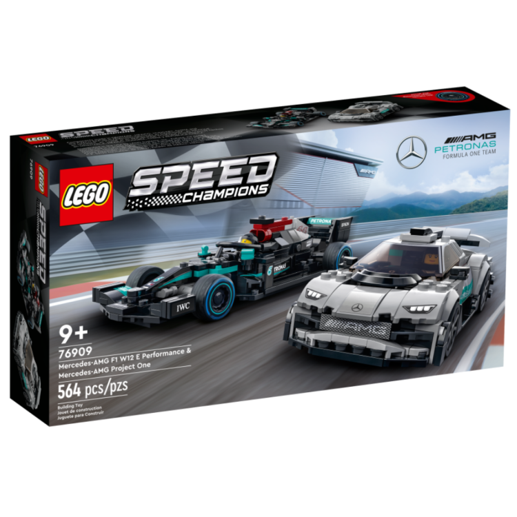 Lego 76909 Speed Champion Mercedes AMG F1 W12 E Performance & Mercedes AMG Project One TOYMASTER EXCLUSIVE Lego F1