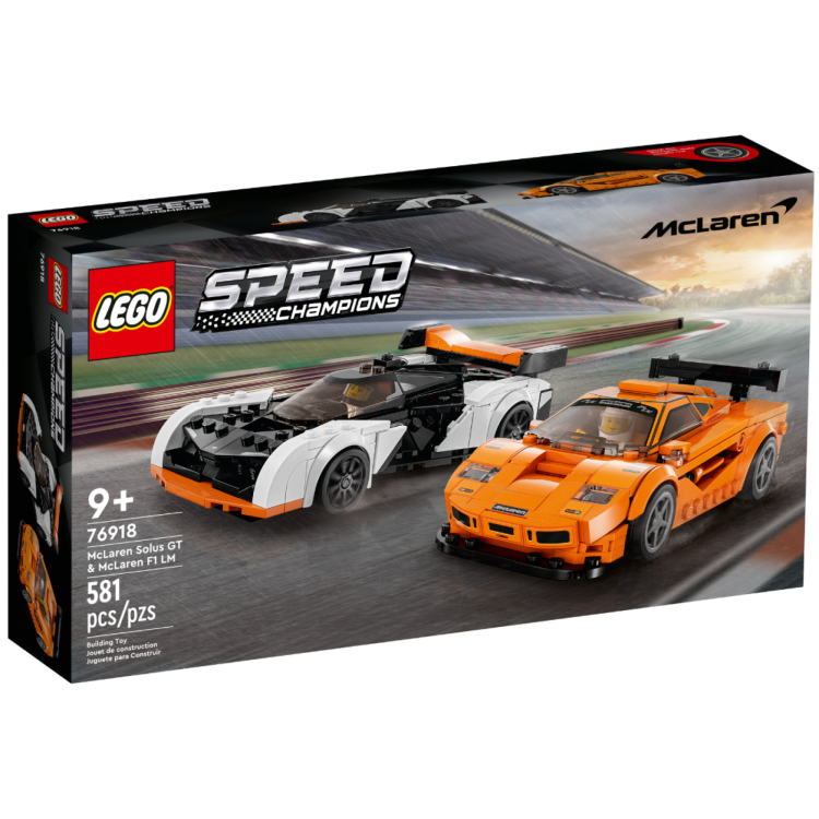 Lego 76918 Speed Champions McLaren Solus GT & McLaren F1 LM Lego F1
