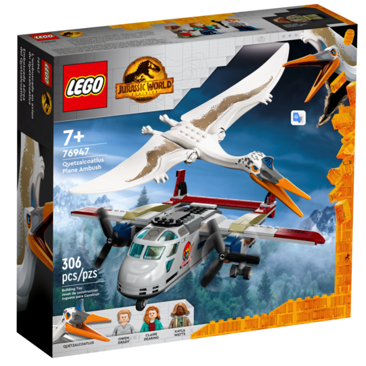 Lego 76947 Jurassic World Dominion Quetzalcoatlus Plane Ambush