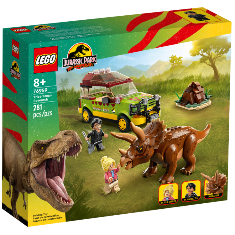 Lego 76959 Jurassic Park Triceratops Research