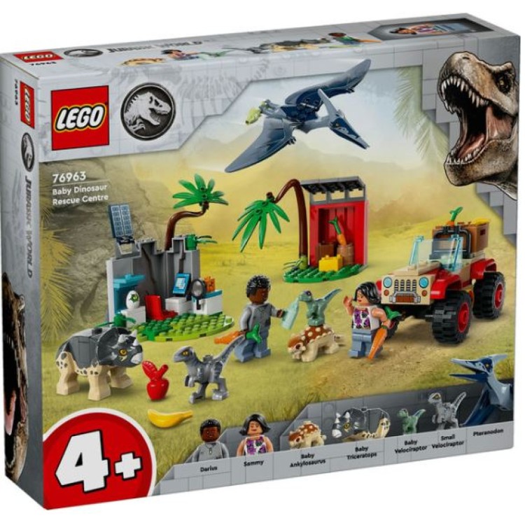 Lego 76963 Jurassic World Baby Dinosaur Rescue Center