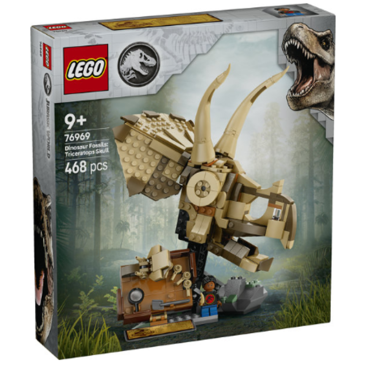 Lego 76969 Jurassic World Dinosaur Fossils: Triceratops Skull
