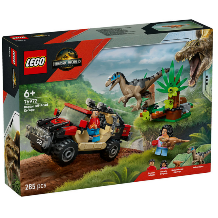 Lego 76972 Jurassic World Raptor Off-Road Escape