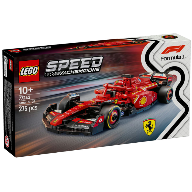 Lego 77242 Speed Champions Ferrari SF-24 F1 Race Car